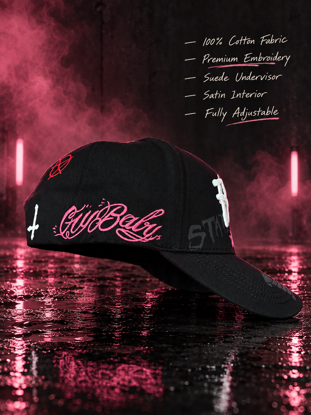 Ghostboy hat (black)